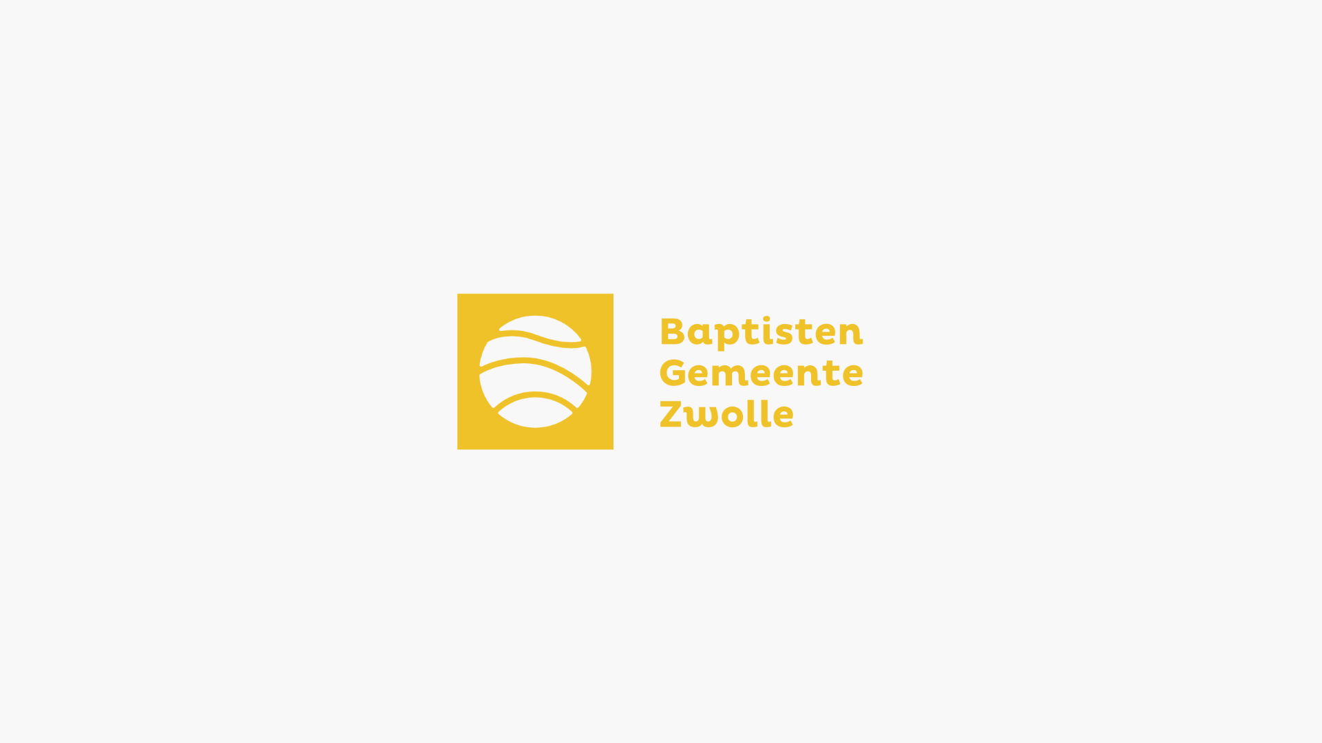 Rebranding, logo en huisstijl voor Baptisten Gemeente Zwolle